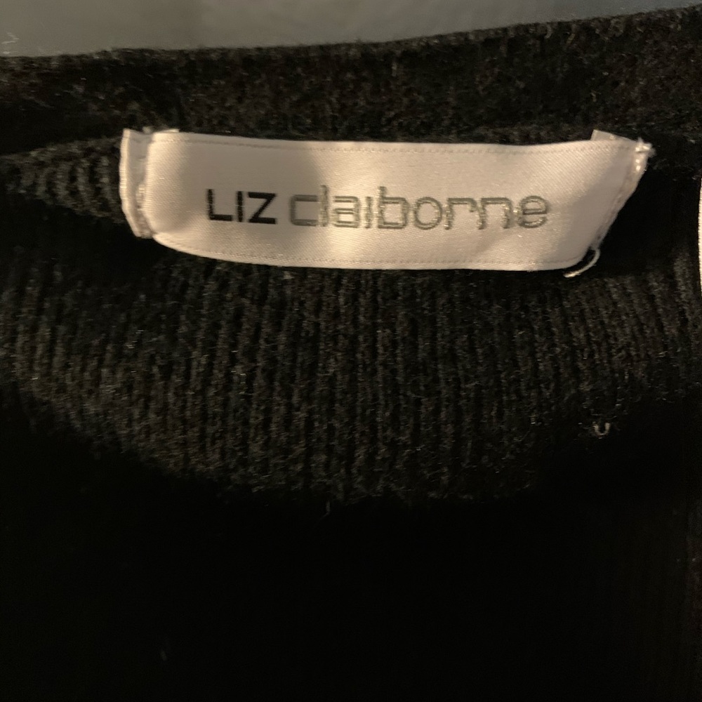 Liz Claiborne Snap Cardigan with Studs - Picture 3 of 5